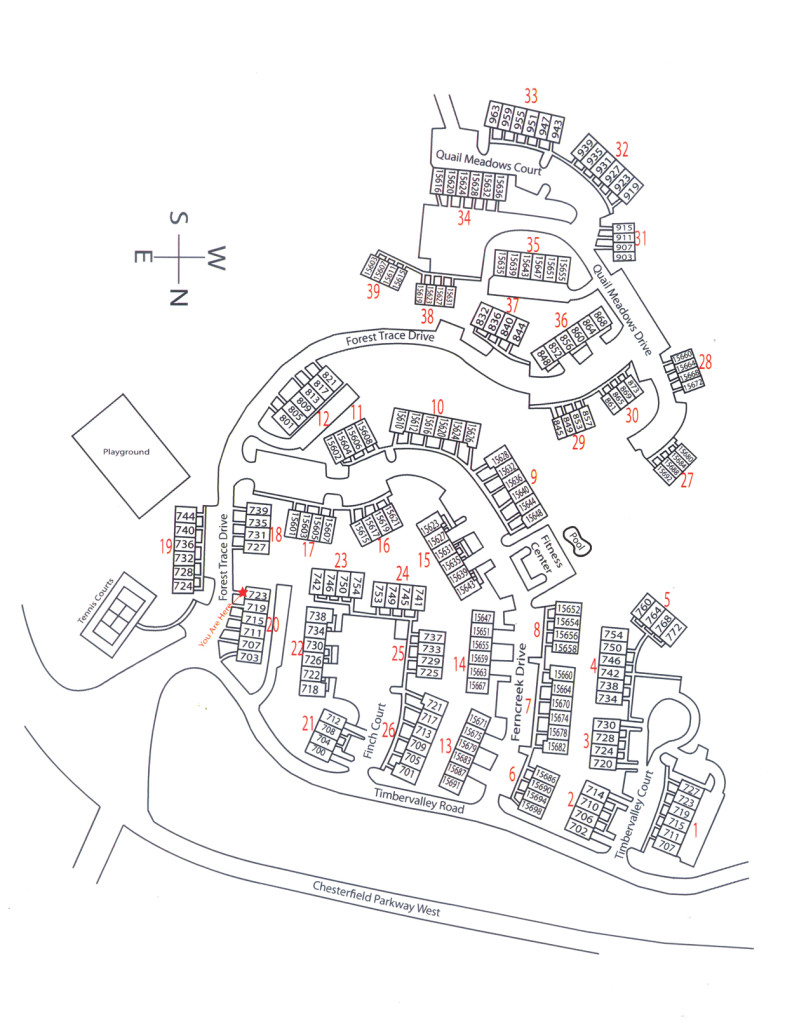 Property Map Chesterfield Village